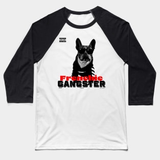 French Bulldog Gangster Baseball T-Shirt